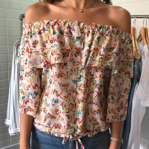 Zadig & Voltaire tease butterfly top - Picture 3 of 8